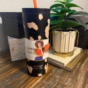Contigo Ally Love Black and Cream Tumbler